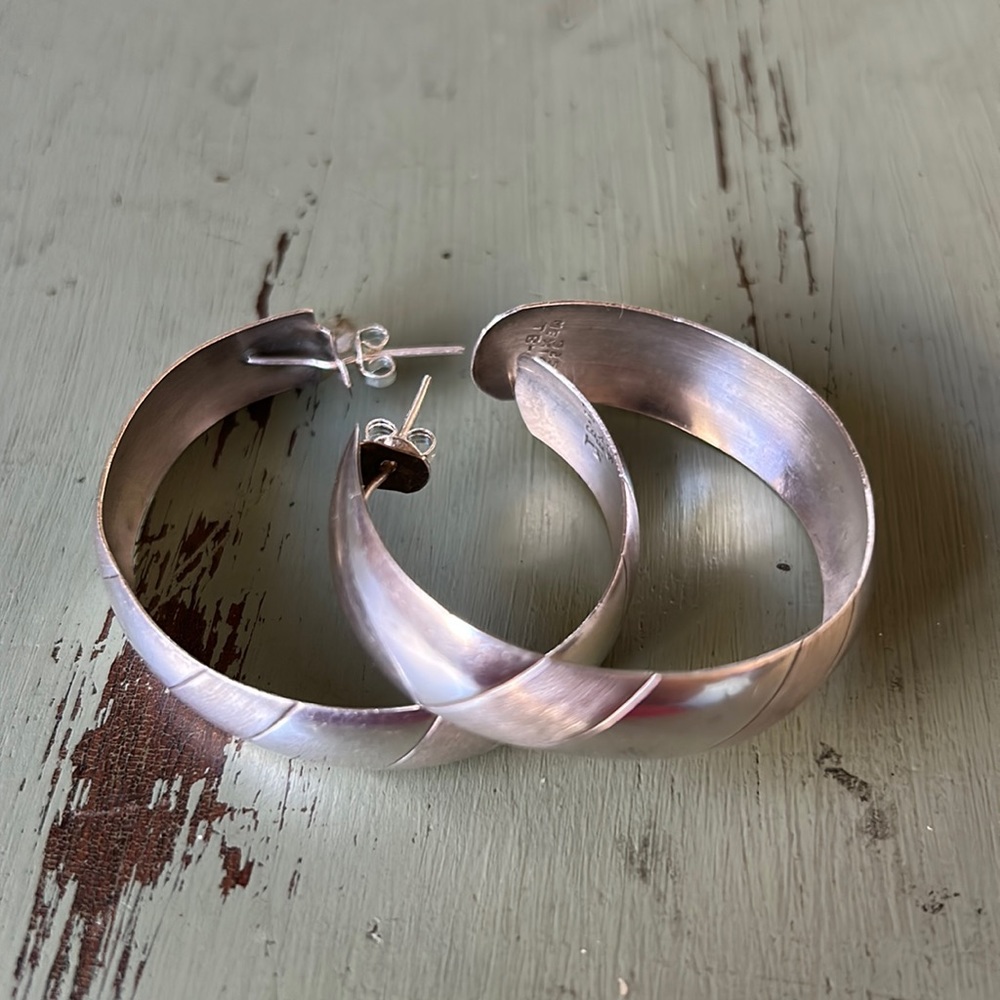 Large 925 hoops